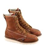 Thorogood Mens 8'' Moc Toe Wedge 814-4201 Tobacco Leather Boots 11 UK