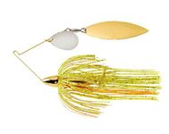 War Eagle Custom Lures WE34SEGT34 3/4Se Tandem Willow Gold Frame Artificial Fishing Bait, Sun Perch