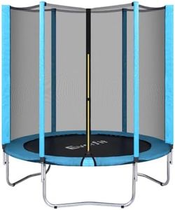 Everfit Trampoline 6FT Kids Trampolines Safety Net Pad Round Blue