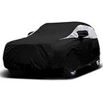 Titan Premium Multi-Layer PEVA Car Cover for Compact SUV 432-475 cm. Waterproof, UV Protection, Anti-Scratch Protective Lining, Driver-Side Zippered Opening. Fits Rav4, Rogue, CR-V and More.