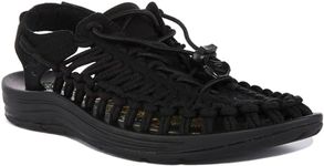 KEEN Women's UNEEK Classic Two Cord Sandal, Vntg Black, 8.5