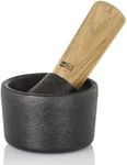 AdHoc Mortar Pestle Camo - Manual Grain & Spice Grinder - Modern Cast Iron Mortar & Pestle - Handy Grinder with Non-Slip Rubber Feet - Handheld Mortar & Pestle for Versatile Use - 8cm