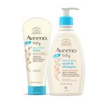 Aveeno Daily Moisturizing Combo - Daily Moisturizing Lotion 227g and Moisturizing Bath 354ml
