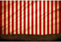 Baocicco 10x6.5ft Circus Backdrop Circus Tent Backdrop Happy Birthday Backdrop Carnival Backdrop Red and White Stripes Backdrop Baby Boy Girl Children Birthday Party Photography Booth Photo Props