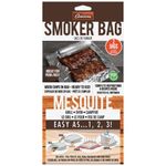 Camerons Smoker Bags - Mesquite Smoker Bags with Built in Wood Chips (2-Count) - Easily Infuse Smoke Flavor in Any Oven or BBQ (11in x 12in)