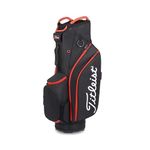 Titleist Cart 14 Lightweight Cart Bag, Black/Black/Red