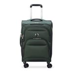DELSEY Paris Sky Max 2.0 Softside Expandable Luggage with Spinner Wheels, Green, Carry-on 21 Inch, Sky Max 2.0 Softside Expandable Luggage with Spinner Wheels