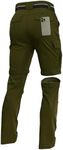Men's Convertible Hiking Pants Zip 