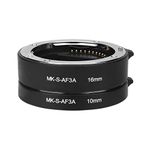 Macro Extension Tube Autofocus Macro Extension Tubes Auto Extension Tube Ring Macro Extension Tube Set for Meike Mk‑S‑AF3A Transfer Ring Suitable for Sony Lens Extension Tube Photography Accessory