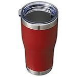 HASLE OUTFITTERS 20 oz Tumbler Bulk, Stainless Steel Tumblers with Lid, Vacuum Insulated Tumbler, Double Wall Powder Coated Cup, coffee mugs, Wine Red, 1 Pack