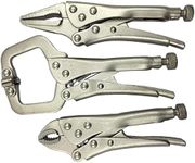 Work Force Mini Vice Locking Grips Pliers 3-Pieces Set