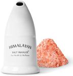 1x Himalayan Pink Salt Inhaler Pipe + 125g Free Coarse Salt - Pure Cyrstal Rock