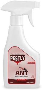 Pestly Herbal Ant Repellent Spray for Home & Kitchen | Permanent Solution to Keep Ants Away | Chemical Free | Ant Repellent Spray for Car | For Red & Black Ant | Easy Use | Family & Pet Safe (250 ml)