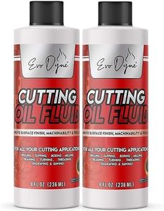 2-Pack Evo Dyne Cutting Oil Fluid 8oz, Made in USA - Multipurpose Metal Cutting Oil - Cutting Oil for Drilling, Tapping, Milling - Fluid Oil - Machine Cutting Fluid | Safe on Metal & Glass