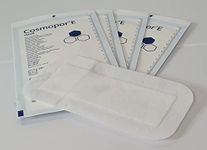 MediSale Ltd Adhesive Sterile Wound Dressings Box of 25- Suitable for cuts and grazes, Diabetic Leg ulcers, venous Leg ulcers, Small Pressure sores First Aid Plaster. (20cm x 10cm)