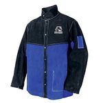 Black Stallion unisex baby revco bsx leather welding jacket blue size large, Black, Large US