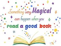SUPERDANT Reading Book Wall Sticker