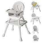 UNISWAN 6 in 1 Baby High Chair, Con