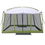 Backyard Expressions 11' x 9' Screen Tent - Green Screen House for Backyard, Camping, Picnics and Tailgating - 914893