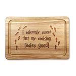 I Solemnly Swear That My Cooking Tastes Good Chopping Board Gift