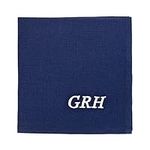 Monogrammed Handkerchief for Men Ch
