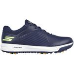 Skechers Mens Shoe-GO Golf Elite Vortex Sneaker, Navy Synthetic/Lime Trim, 8 UK