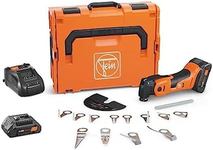 Fein Multimaster AMM 700 1.7 Q Autoglas AS Cordless Oscillating Kit with 18V AMPShare Battery System - Powered Cordless Multi Tool for Auto-Professionals - 71293762090
