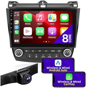 CGOGC for Honda Accord 7th 2003 2004 2005 2006 2007 Android 10 Car Radio Compatible with Android Auto Wireless Carplay 8core 1280X720 Touch Screen Stereo Bluetooth GPS 4G LTE WIFI Navigation Head Unit