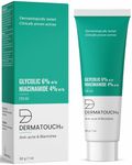 DERMATOUCH Glycolic 6% w/w Niacinamide 6% w/w Cream |For Anti-acne and Blemishes | For All Skin Types | For Both Men & Women | 30G