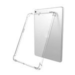 (DV) iPad 6th/5th Generation 2018/2017 & iPad Air,Air 2 Bumper Gel Case Soft TPU Transparent Clear Back Case Cover Shockproof Drop Protection Ultra Slim Scratch Resistant Cover For Apple iPad 9.7inch