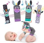 PADONISE Wrist Rattles for Babies R