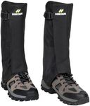 BOOSTEADY Snow Leg Gaiters for Hiking, Boot Gaiters for Men & Women 1000D Nylon Waterproof Gaiters for Hunting, Shovel Snow, Snowshoeing