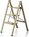 3 Step Ladder Aluminum Lightweight 