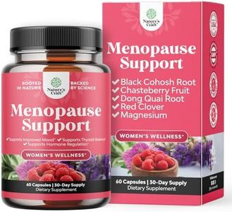 Complete Herbal Menopause Supplement for Women - Multibenefit Menopause Relief Hormone Balance for Night Sweats Mood and More with Dong Quai Vitex Chaste Berry and Black Cohosh - 30 Servings