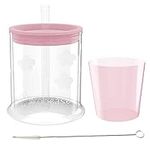 grabease Sippy Cup Transition Sippy Cups for Baby Toddler Sippy Cups Baby Feeding, BPA-Free & Phthalate-Free for Baby & Toddler, 4-oz, Blush