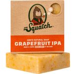 Dr. Squatch Beer Soap Bar – Crisp IPA Men's Bar Soap with Beer and Distilled Hops – Soap for Men with Natural Citrus Scent – Handmade in USA