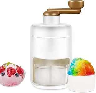 SKYZHY Shaved Ice Maker for Home - Portable Ice Crusher and,Manual ice Crusher,Including 1 ice Block molds,Crusher Perfect for Parties,Enjoy Ice Anywhere- BPA Free