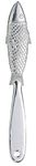 KitchenCraft KCFSCALE Fish Scaler, Aluminium, 22 cm, Silver