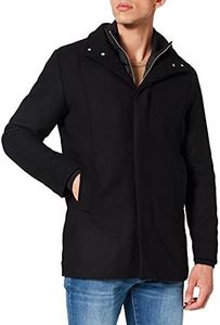 JACK & JONES Jjedunham Wool Jacket Sn Chaqueta de Lana, Negro, XL Hombres