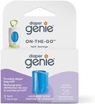 Diaper Genie Portable Diaper Pail Bag Refill, 25 Count (Pack of 1)