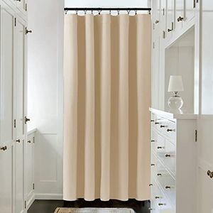 NICETOWN Sliding Door Blinds Window Treatment, Room Darkening Patio Door Curtain Panels, Privacy Thermal Drapes for Department (Biscotti Beige, W70 x L84, Sold Individually)
