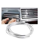 Guance AC Car Vent Chrome Car beeding for Mahindra KUV100 NXT(5 Meter)