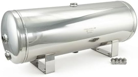HornBlasters Stainless Steel 5-Gallon (19 Liters) 6 Port Air Tank - (Four 1/2" Ports & Two 1/4" Ports)