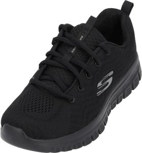 Skechers Women’s Graceful Sneaker, Black – Size 5 UK
