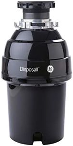 GE Disposall Continuous Feed 1 Horsepower Motor Garbage Disposer, Good for Grinding: Cooked Meat, Beans, & Seeds, Easy Install Kit, Non-Corded, Recommended Families of 4 or More, GFC1020N