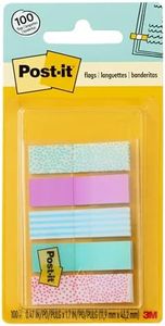 Post-it Pattern Flags, 100/On-the-Go Dispenser, 47 in, Gradient Pattern Collection (684-GRDNT)