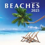 Beaches 2025 Hangable Wall Calendar Large Full Page Monthly Travel Vacation Tropical Beach Paradise Photography Photo Gift for Her Organizing Planning (2025 Beaches)