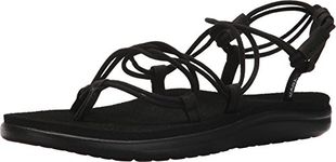 Teva Women's W Voya Infinity Flip-Flop, Black, 9 M US