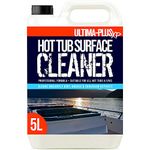 ULTIMA-PLUS XP Hot Tub Surface Cleaner - Removes Dirt, Oil, Grease, Waterlines & More - Professional Formula for all Hot Tubs, Spas and Pools (5 Litres)