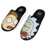 RICK AND MORTY Men's Slippers - Indoor House Shoes Teenagers Mens Sliders Size 7-12 Non Slip Lounge Wear Gifts for Him (Multicolor, 11/12 UK)